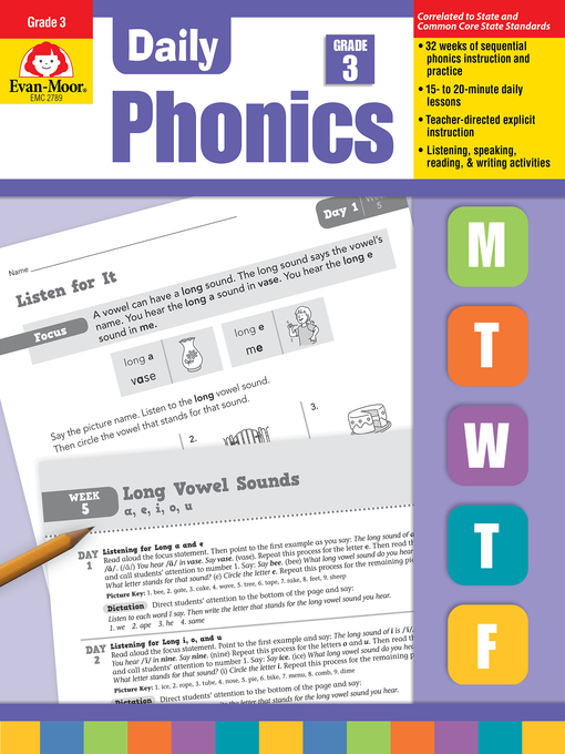 Title details for Daily Phonics, Grade 3 by Evan-Moor Educational Publishers - Available
